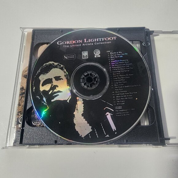 Gordon Lightfoot - The United Artists Collection (2 CD Set, 1993) - Picture 3 of 4